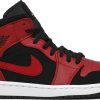 Air Jordan 1 Mid ‘Black Gym Red’ 554724-122