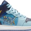 Air Jordan 1 Mid GS ‘Blue Mint’ 554725-413