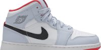 Air Jordan 1 Mid GS ‘Half Blue’ 555112-400