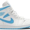 Wmns Air Jordan 1 Mid ‘UNC’ BQ6472-114