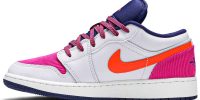 Air Jordan 1 Low GS ‘Fire Pink Hyper Crimson’ 554723-502