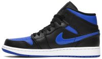 Air Jordan 1 Mid ‘Black Hyper Royal’ 554724-068