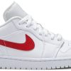 Air Jordan 1 Low ‘White University Red’ 553558-118