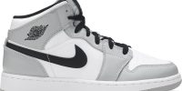 Air Jordan 1 Mid GS ‘Light Smoke Grey’ 554725-092