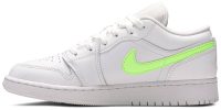 Air Jordan 1 Low GS ‘White Neon’ CW7035-100