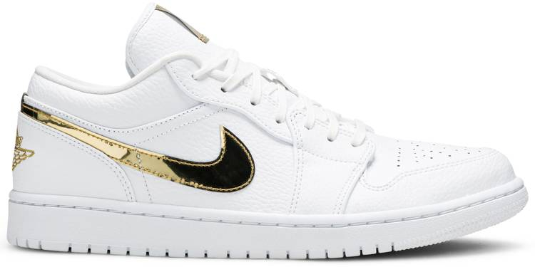 Wmns Air Jordan 1 Retro Low ‘White Metallic Gold’ CZ4776-100