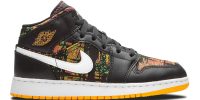 Air Jordan 1 Mid GS ‘Black Laser Orange’ 555112-003