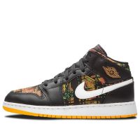 Air Jordan 1 Mid GS ‘Black Laser Orange’ 555112-003