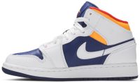 Air Jordan 1 Mid GS ‘White Deep Royal Blue’ 554725-131