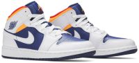 Air Jordan 1 Mid GS ‘White Deep Royal Blue’ 554725-131