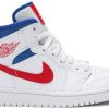 Air Jordan 1 Mid ‘Triple White’ 554724-130