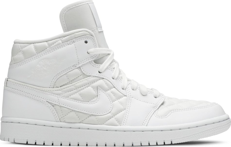 Wmns Air Jordan 1 Mid SE ‘White Quilted’ DB6078-100