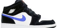 Air Jordan 1 Mid GS ‘Black Racer Blue’ 554725-084