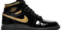 Air Jordan 1 Retro High OG ‘Black Gold Patent’ 555088-032