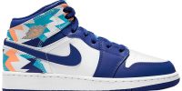 Air Jordan 1 Mid GS ‘Geometric Pint’ 555112-105