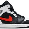 Air Jordan 1 Mid ‘Black Gym Red’ 554724-122