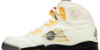 Off-White x Air Jordan 5 Retro SP ‘Sail’ DH8565-100