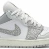 Air Jordan 1 Low GS ‘White Rose Gold’ 554723-090