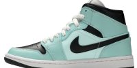 Wmns Air Jordan 1 Mid ‘Aqua Black’ BQ6472-300