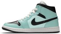 Wmns Air Jordan 1 Mid ‘Aqua Black’ BQ6472-300