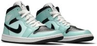 Wmns Air Jordan 1 Mid ‘Aqua Black’ BQ6472-300