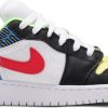 Air Jordan 1 Low ‘Brushstroke Swoosh-Paint Splatter’ DM3528-100