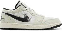 Air Jordan 1 Low ‘Brushstroke Swoosh-Paint Splatter’ DM3528-100