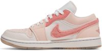 Air Jordan 1 Low White Pink Grey Shoes DM5443-666