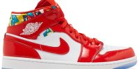 Air Jordan 1 Mid Gets Swathed in Geometric Prints DC7294-600