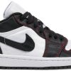 Wmns Air Jordan 1 Low SE Utility ‘White Black Red’ DD9337-106