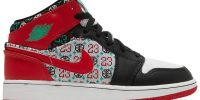 Air Jordan 1 Mid SE GS ‘Ugly Christmas Sweater’ DM1208-150