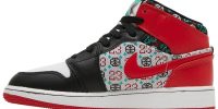 Air Jordan 1 Mid SE GS ‘Ugly Christmas Sweater’ DM1208-150