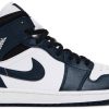 Air Jordan 1 Mid ‘Black Hyper Royal’ 554724-068