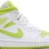 Wmns Air Jordan 1 Mid ‘White Lime’ BQ6472-131