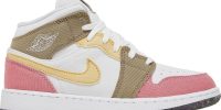 Air Jordan 1 Mid SE GS ‘Pastel Grind’ DJ0338-100