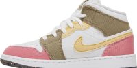 Air Jordan 1 Mid SE GS ‘Pastel Grind’ DJ0338-100