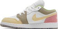 Air Jordan 1 Low SE GS ‘Pastel Grind’ DJ0341-100