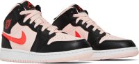 Air Jordan 1 Mid GS ‘Black Pink Crimson’ 554725-604