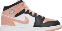 Air Jordan 1 Mid GS ‘White Light Madder Root’ DM9077-108