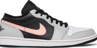 Air Jordan 1 Low ‘Black Grey Fog Bleached Coral’ 553558-062