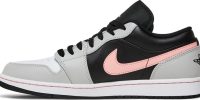 Air Jordan 1 Low ‘Black Grey Fog Bleached Coral’ 553558-062