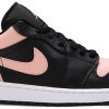 Air Jordan 1 Low ‘Brushstroke Swoosh – Black Red’ DA4659-001