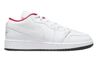 Air Jordan 1 Low GS White Red 553560-164