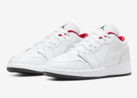 Air Jordan 1 Low GS White Red 553560-164