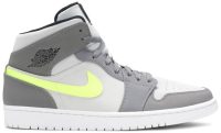 Air Jordan 1 Mid ‘Gun Smoke Volt’ 554724-072