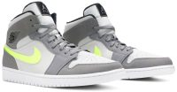 Air Jordan 1 Mid ‘Gun Smoke Volt’ 554724-072