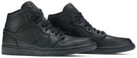 Air Jordan 1 Mid ‘Triple Black’ 554724-091