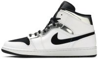 Air Jordan 1 Mid ‘White Silver’ 554724-121