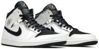 Air Jordan 1 Mid ‘White Silver’ 554724-121