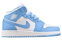 Air Jordan 1 Mid University Blue White Shoes 554725-106